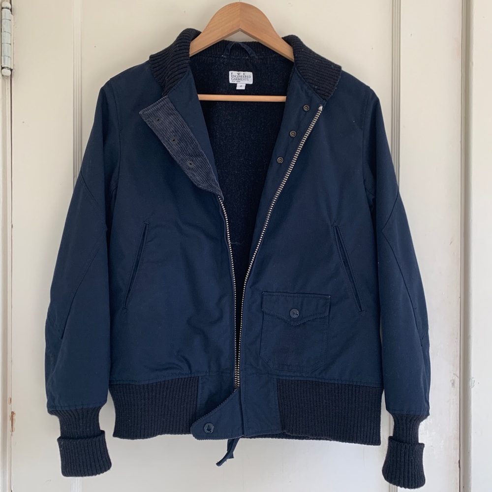 Engineered Garments Navy Bomber Jacket